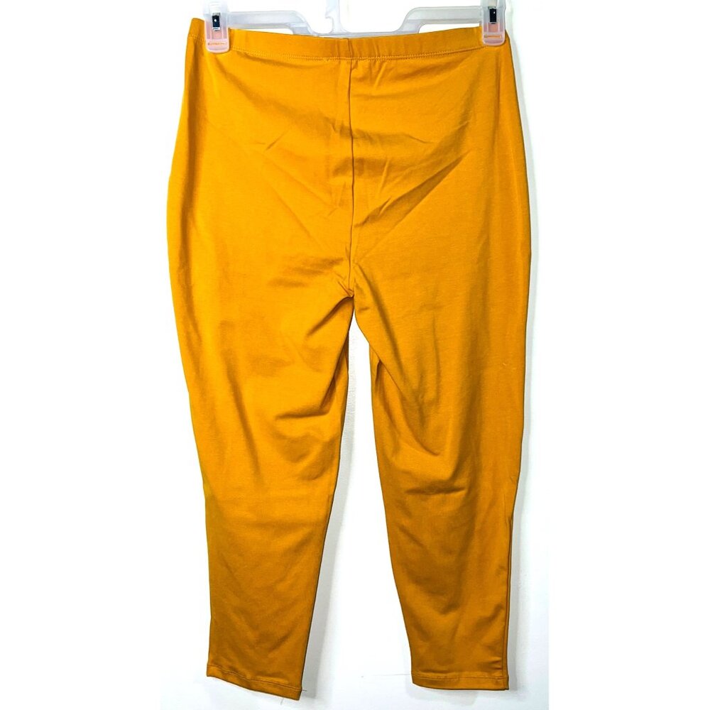 Zenana Mustard Yellow 2-Piece Set: Bralette & High-Waist Leggings 1X - Picture 3 of 9